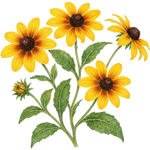 Rudbeckia hérissée