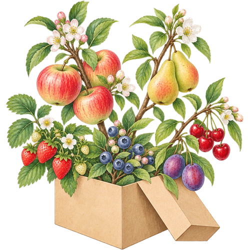 Coffrets de graines de fruits