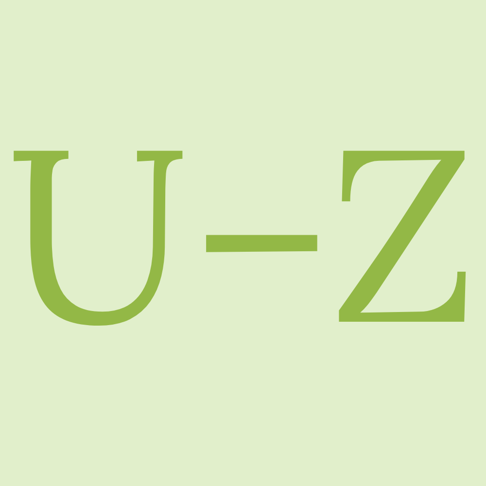 Semences U, V, W, X, Y, Z