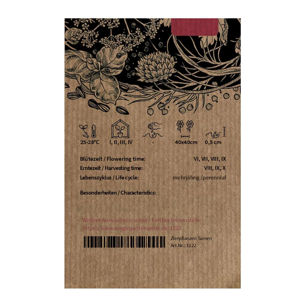 Extrem scharfer Habanero Chili 'Red Savina' (Capsicum chinense) Samen