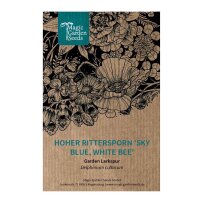 Dauphinelle Magic Fountains-Sky Blue, White Bee (Delphinium cultorum) graines