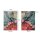 Pochettes cadeaux - 40 pochettes en papier multicolores / sachets avec le motif : oeil de paon