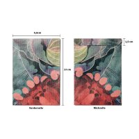Pochettes cadeaux - 40 pochettes en papier multicolores / sachets avec le motif : plantes aquatiques