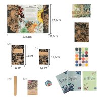 Potager coloré pour les autoconsommateurs - coffret de reproduction de graines bio pour tous les jardiniers*