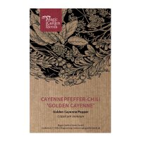 Piment Golden Cayenne (Capsicum annuum)