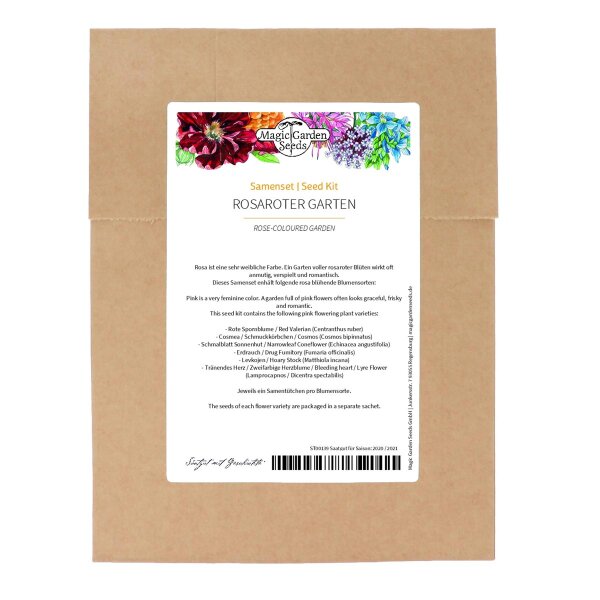 Un jardin à la couleur rose - Kit de semences