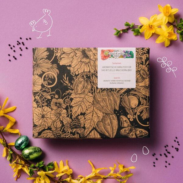 Herbes aromatiques à fumer - Coffret cadeau de semences