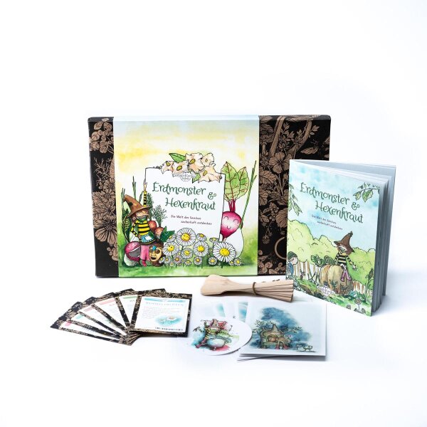 Monstre de la terre et sorcière - Coffret cadeau de graines pour enfants